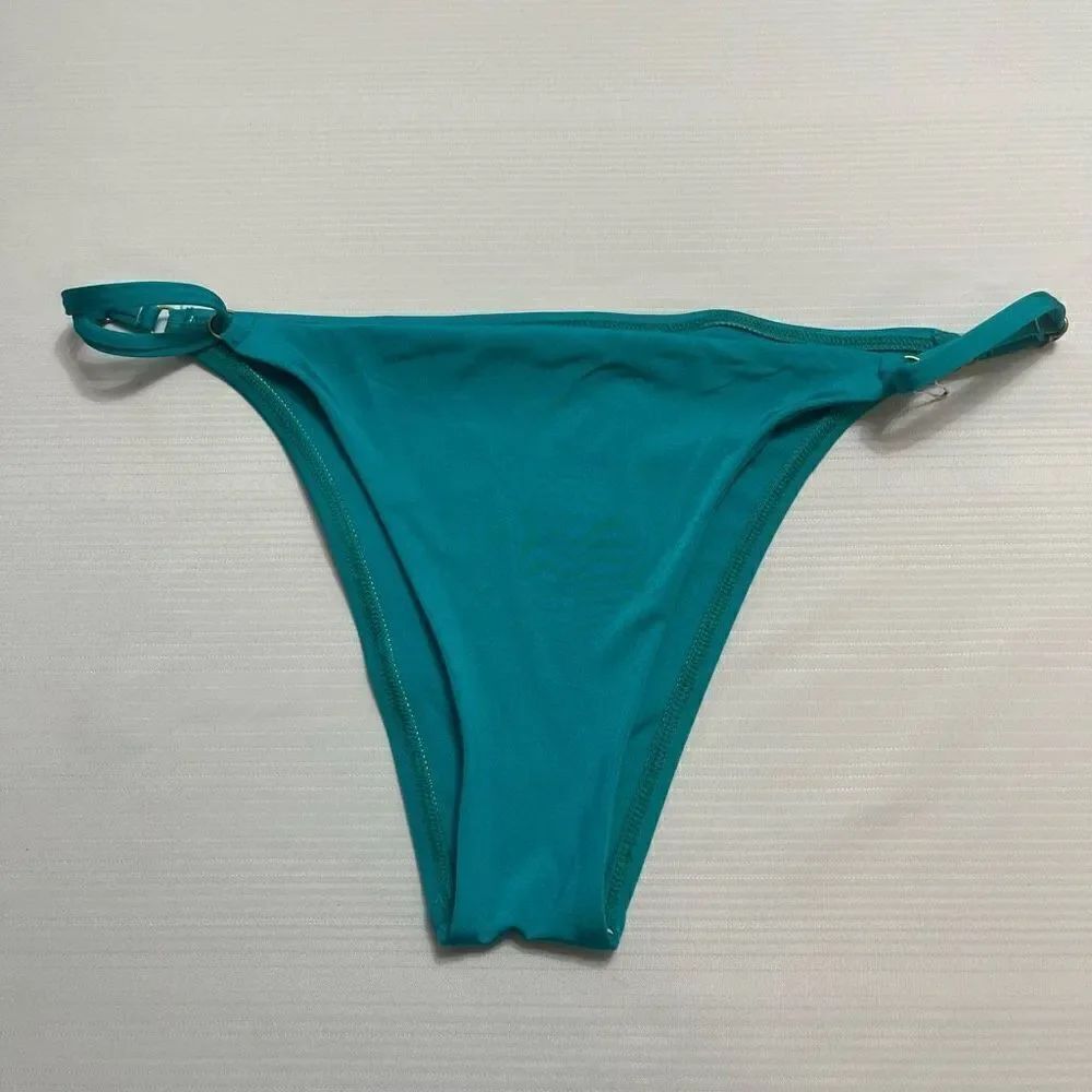 Vitamin A Teal Bikini Bottoms Size Large New